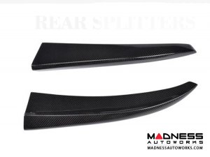 Mercedes-Benz W205 Rear Bumper Splitter - Carbon Fiber